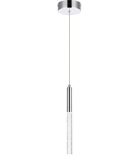 Chrome with Crystal Single Pendant - LV LIGHTING
