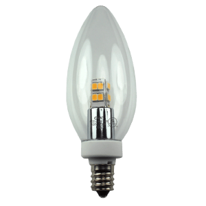 LED 2.5W B10 2700K (Non-Dimmable) - LV LIGHTING