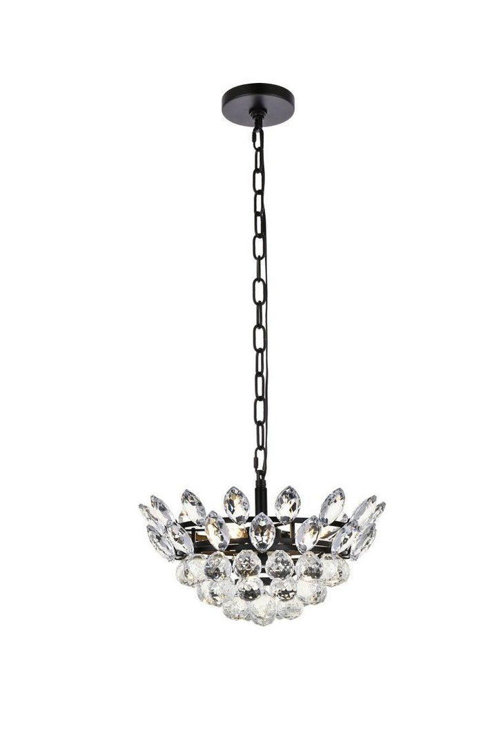 Chrome with Crystal Pendant - LV LIGHTING