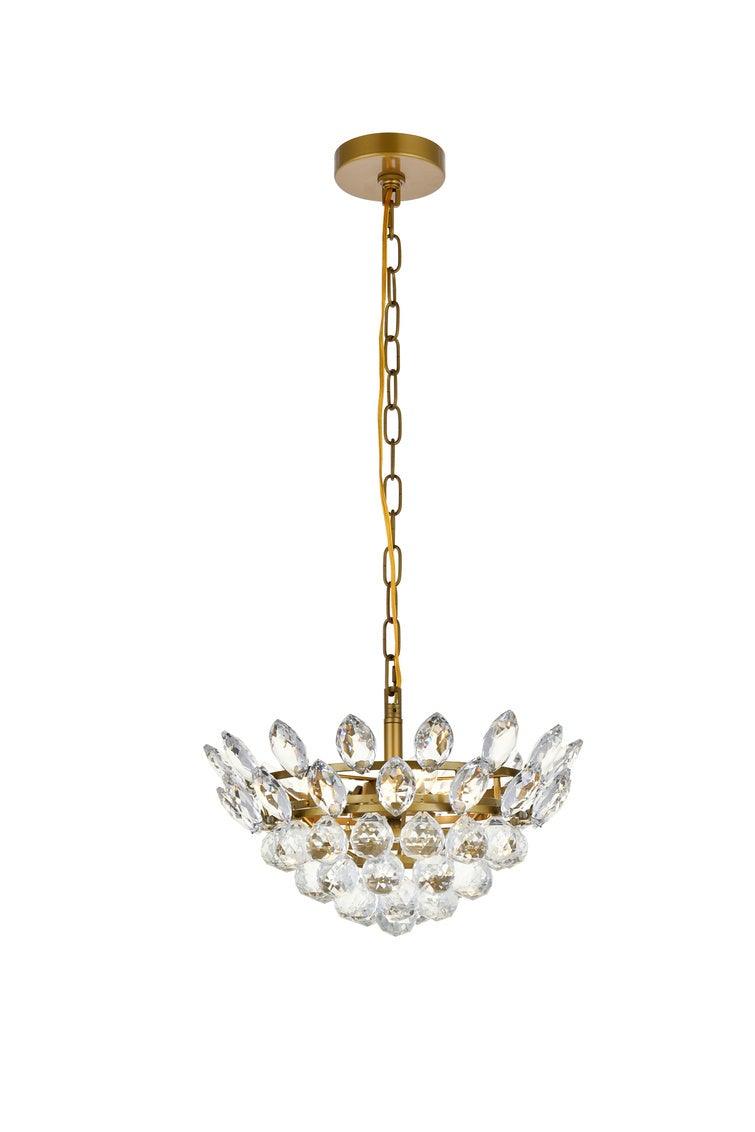 Chrome with Crystal Pendant - LV LIGHTING