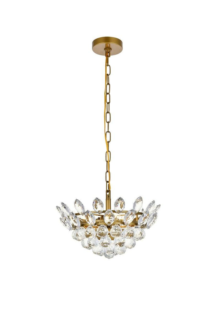 Chrome with Crystal Pendant - LV LIGHTING
