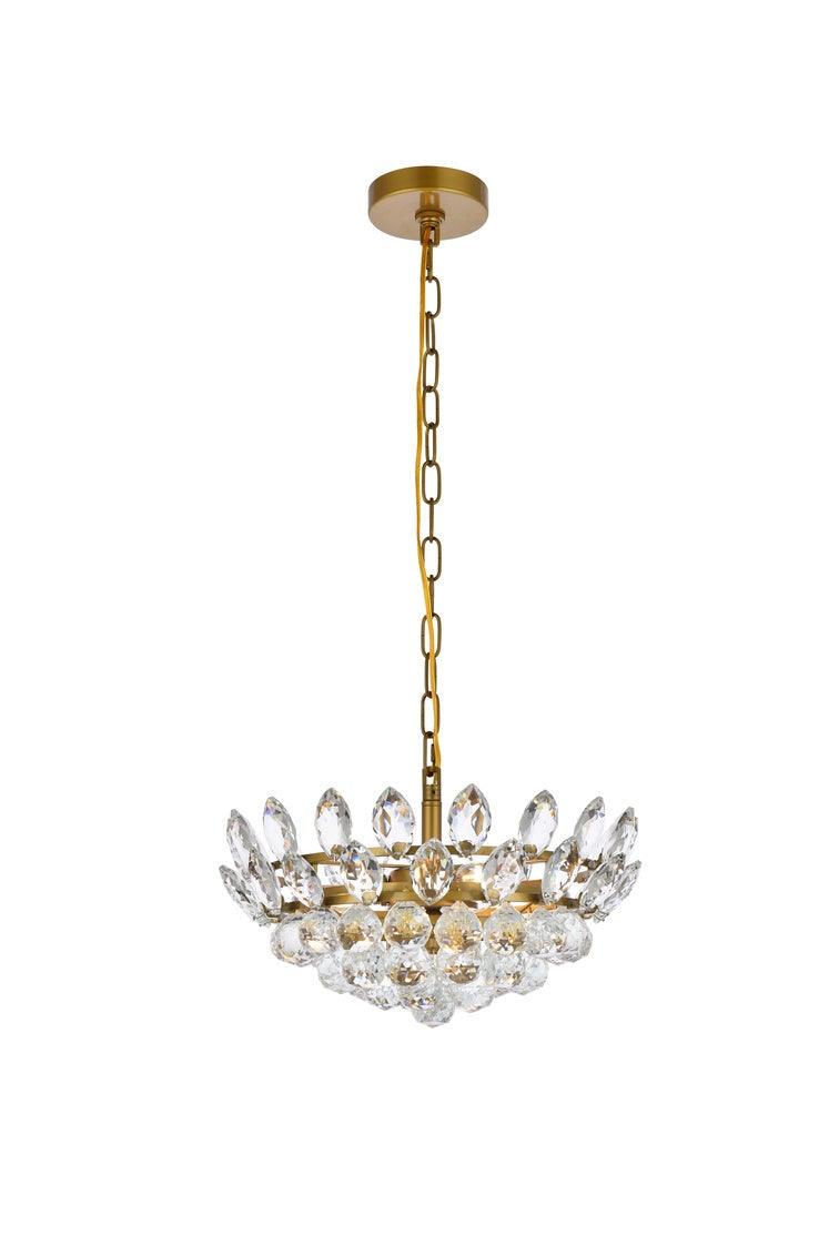 Chrome with Crystal Pendant - LV LIGHTING