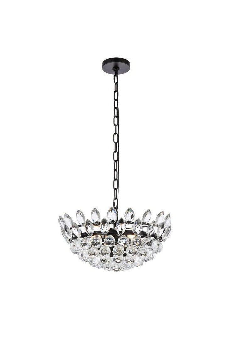 Chrome with Crystal Pendant - LV LIGHTING