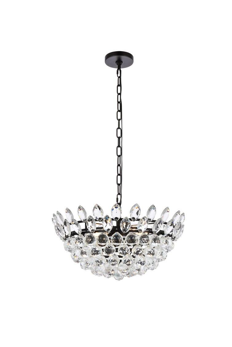 Chrome with Crystal Chandelier - LV LIGHTING