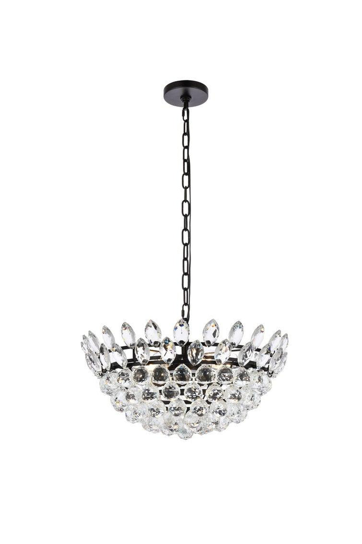 Chrome with Crystal Chandelier - LV LIGHTING