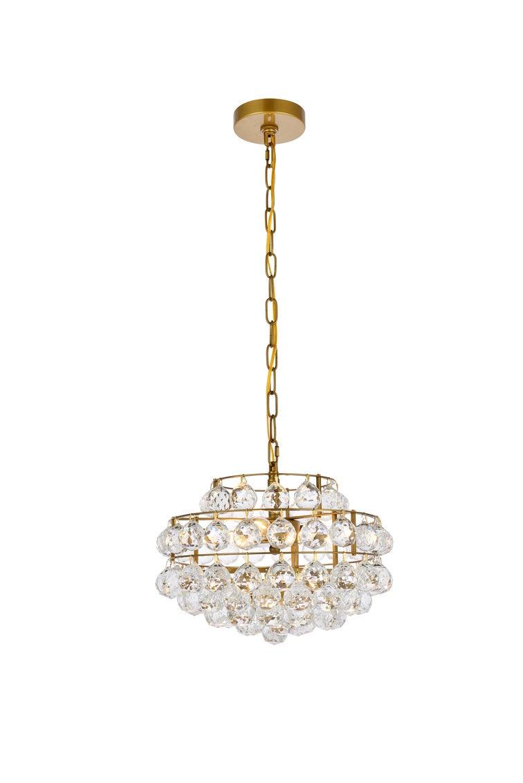 Chrome with Crystal Pendant - LV LIGHTING