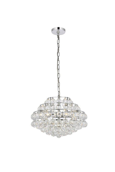 Chrome with Crystal Pendant - LV LIGHTING