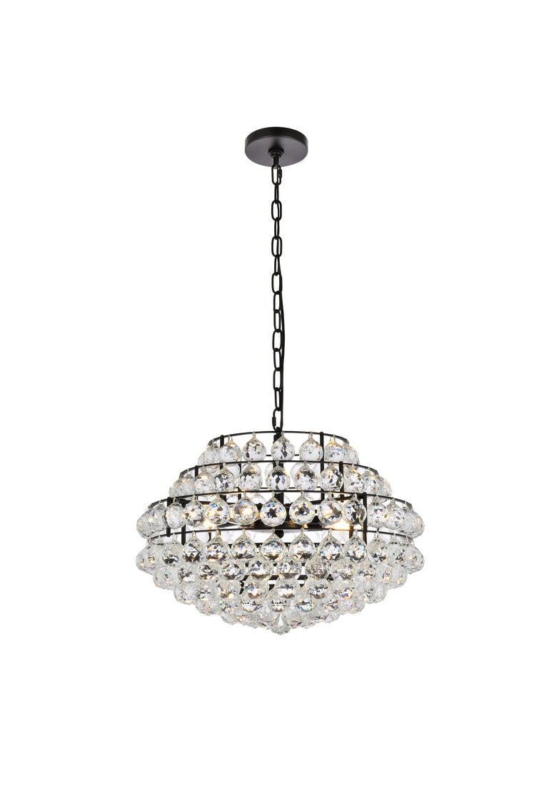 Chrome with Crystal Chandelier - LV LIGHTING