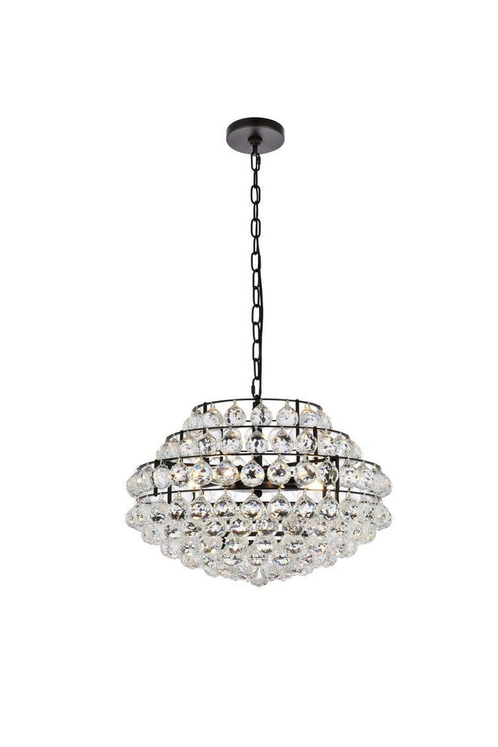 Chrome with Crystal Chandelier - LV LIGHTING