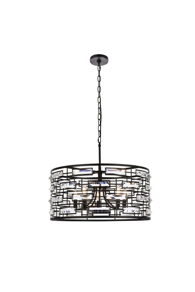 Chrome with Crystal Chandelier - LV LIGHTING