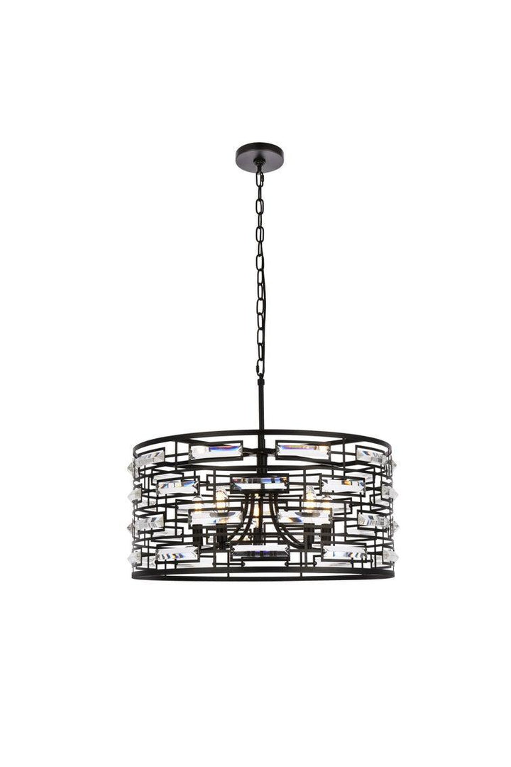 Chrome with Crystal Chandelier - LV LIGHTING