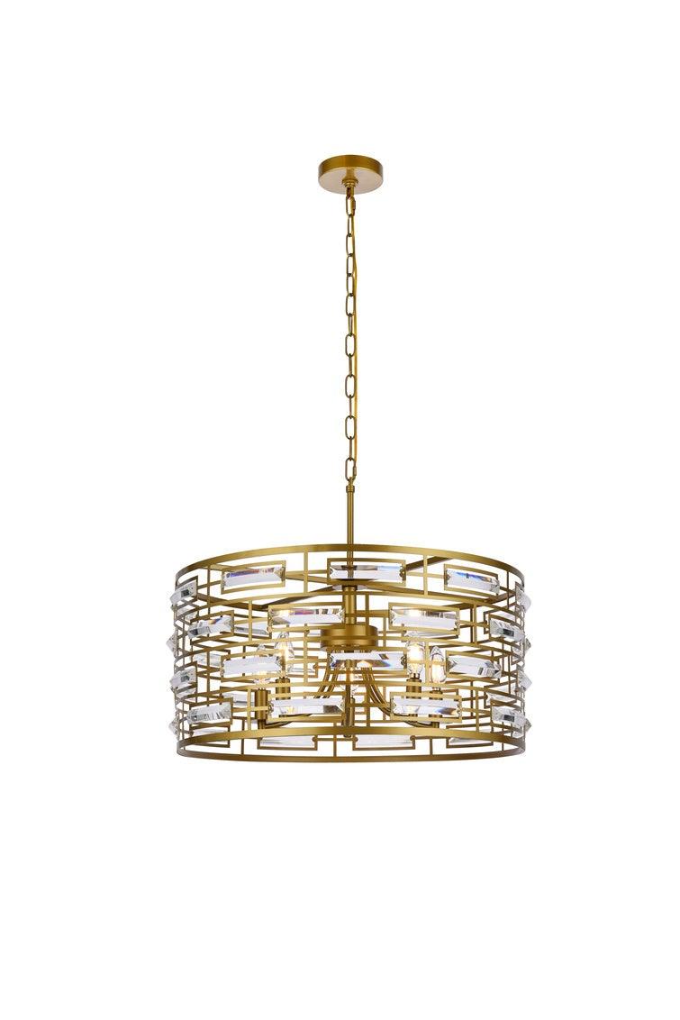 Chrome with Crystal Chandelier - LV LIGHTING