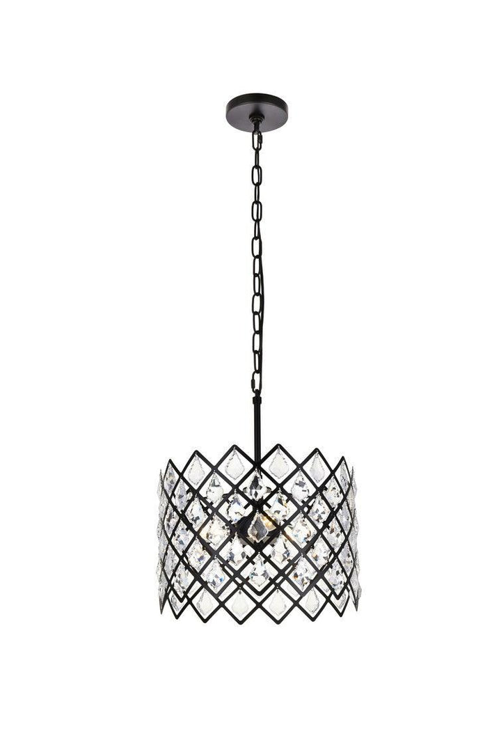 Chrome with Crystal Pendant - LV LIGHTING