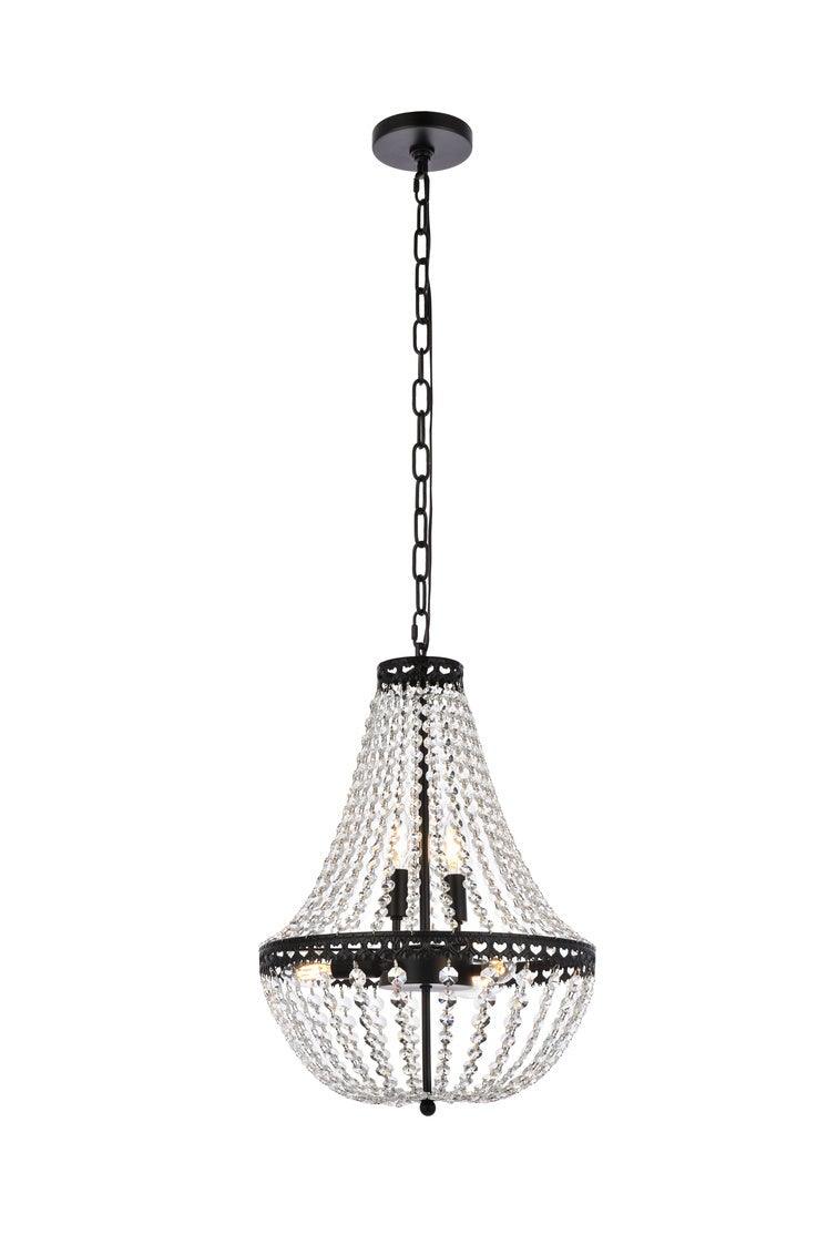 Chrome with Crystal Pendant - LV LIGHTING