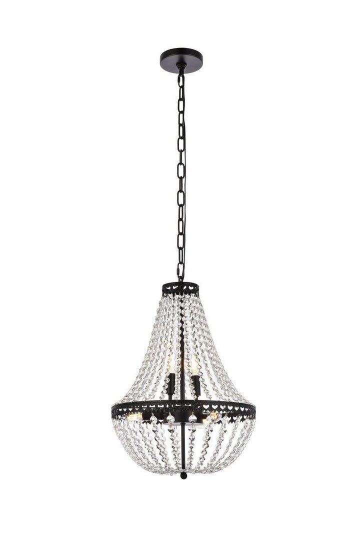 Chrome with Crystal Pendant - LV LIGHTING