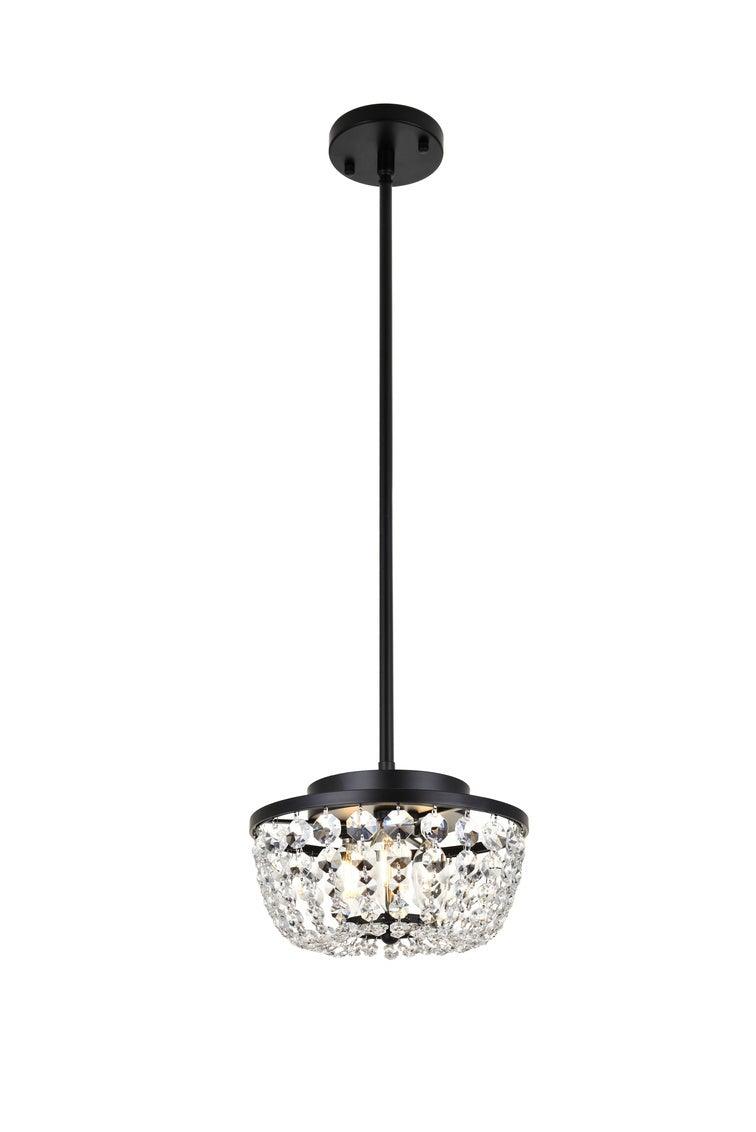 Chrome with Crystal Pendant - LV LIGHTING