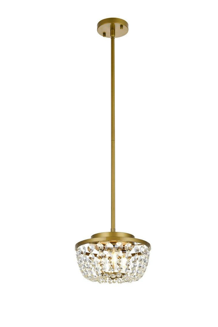 Chrome with Crystal Pendant - LV LIGHTING