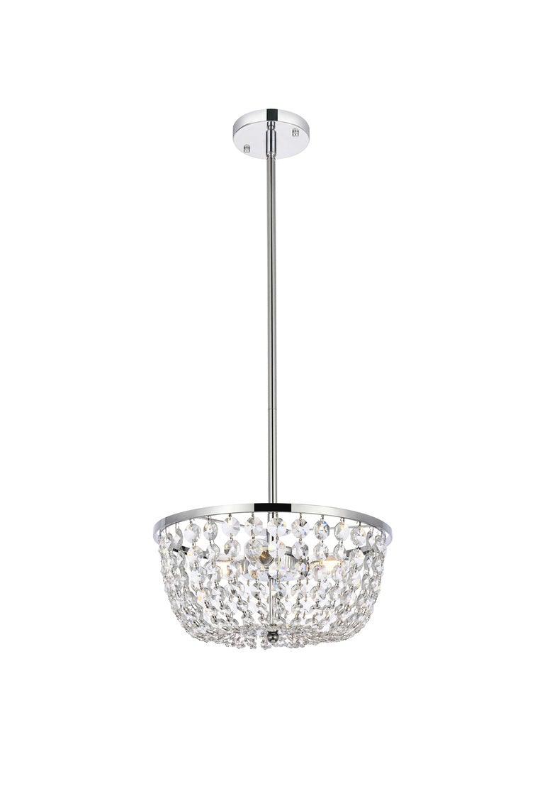 Chrome with Crystal Pendant - LV LIGHTING