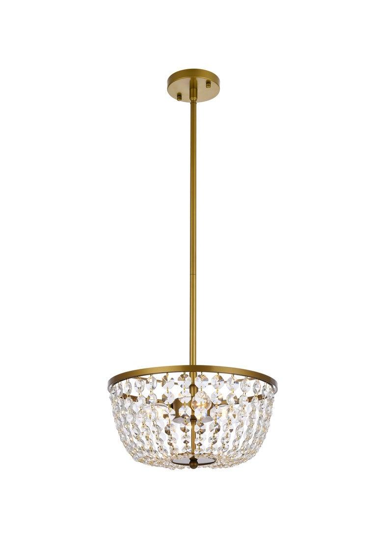 Chrome with Crystal Pendant - LV LIGHTING