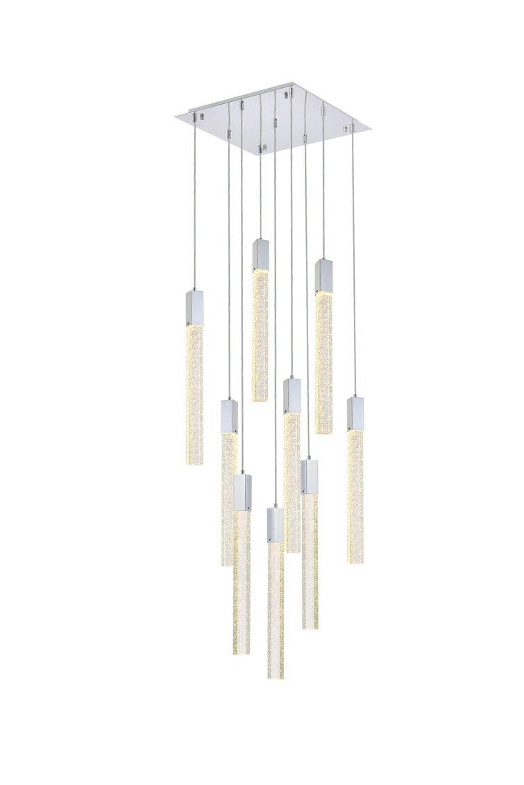 Chrome with Multiple Light Pendant - LV LIGHTING