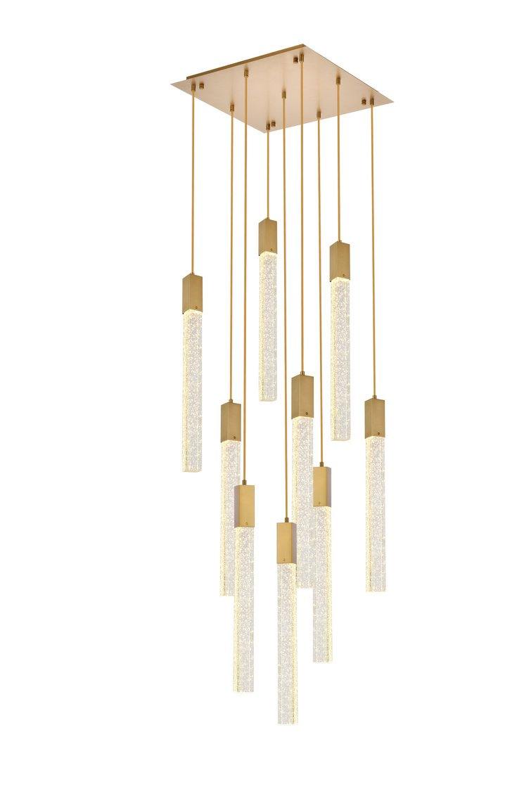 Chrome with Multiple Light Pendant - LV LIGHTING