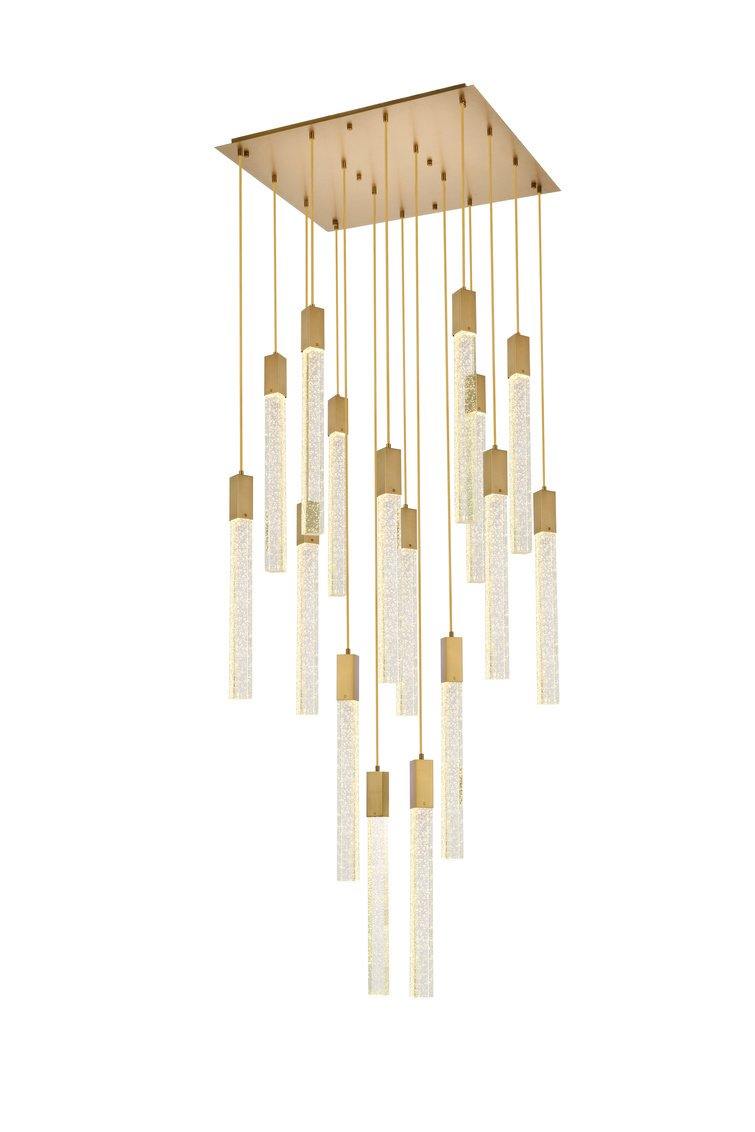 Chrome with 16 Ligths Chandelier - LV LIGHTING