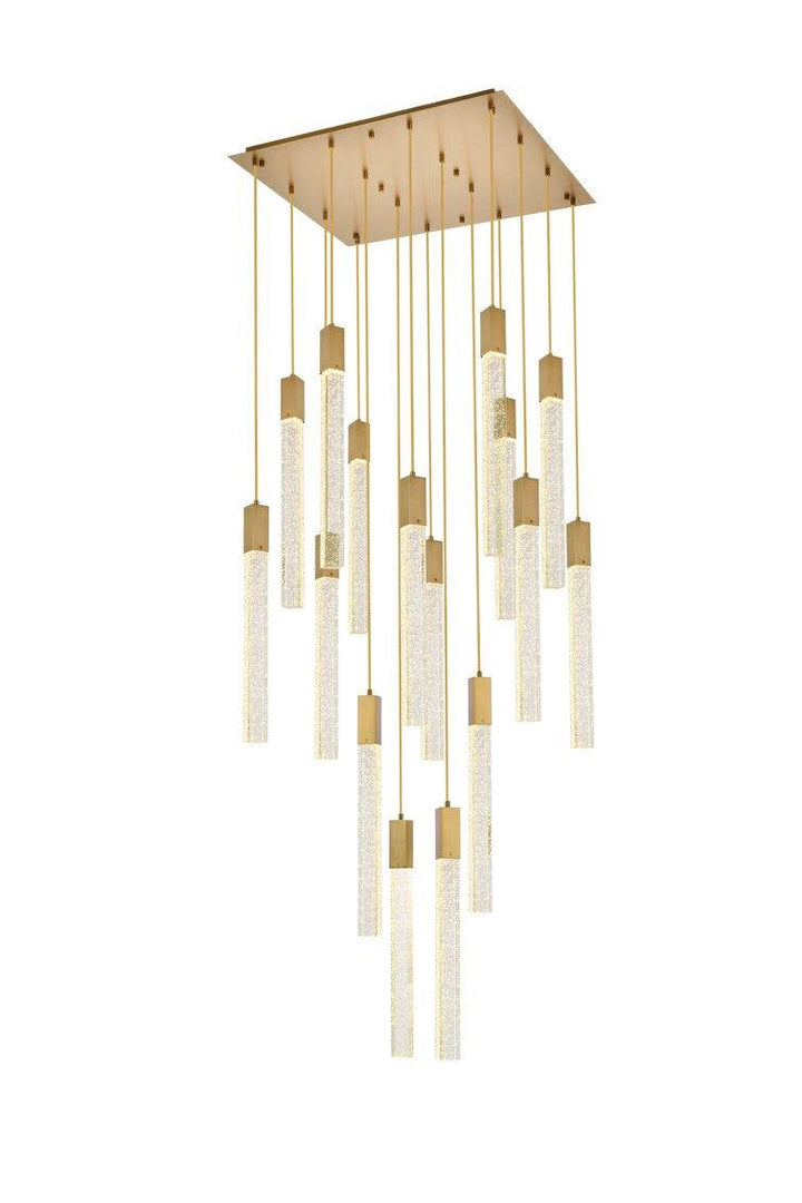 Chrome with 16 Ligths Chandelier - LV LIGHTING