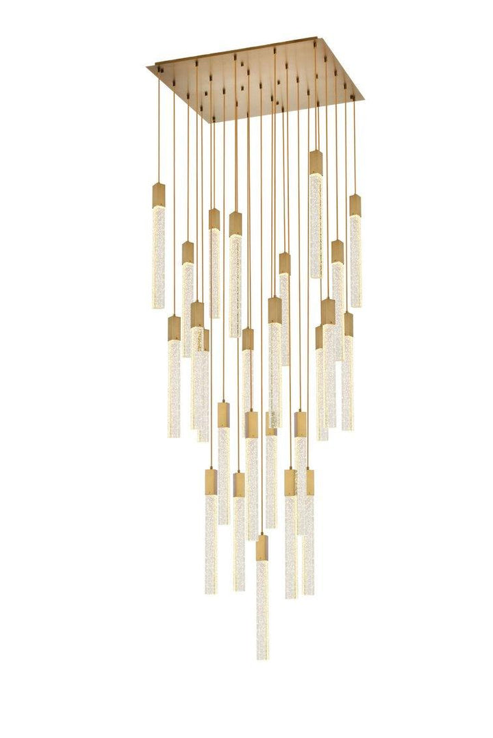 Chrome with 25 Lights Chandelier - LV LIGHTING