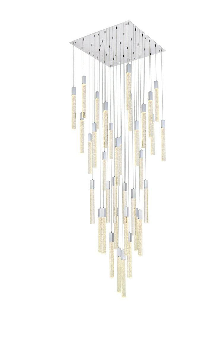 Chrome with 36 Lights Chandelier - LV LIGHTING