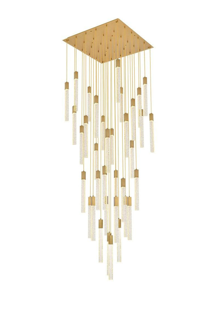 Chrome with 36 Lights Chandelier - LV LIGHTING