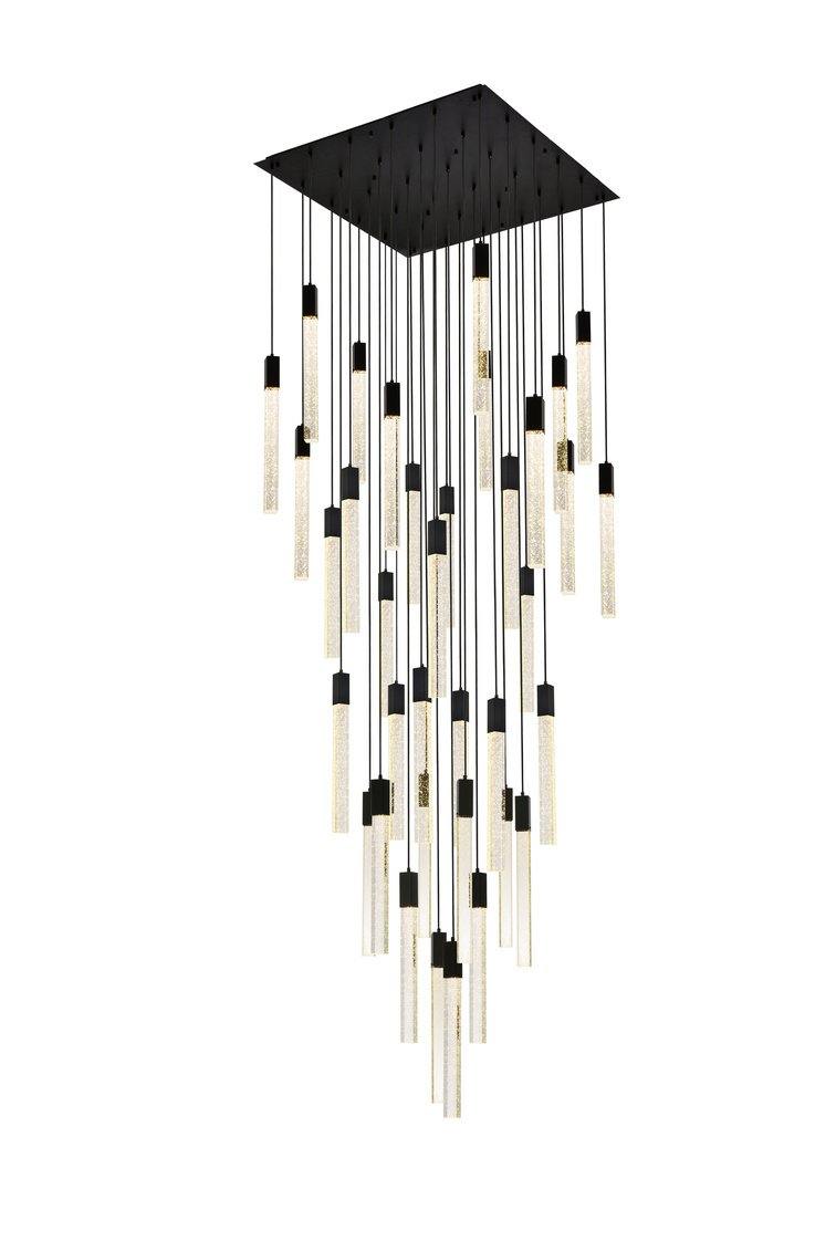 Chrome with 36 Lights Chandelier - LV LIGHTING