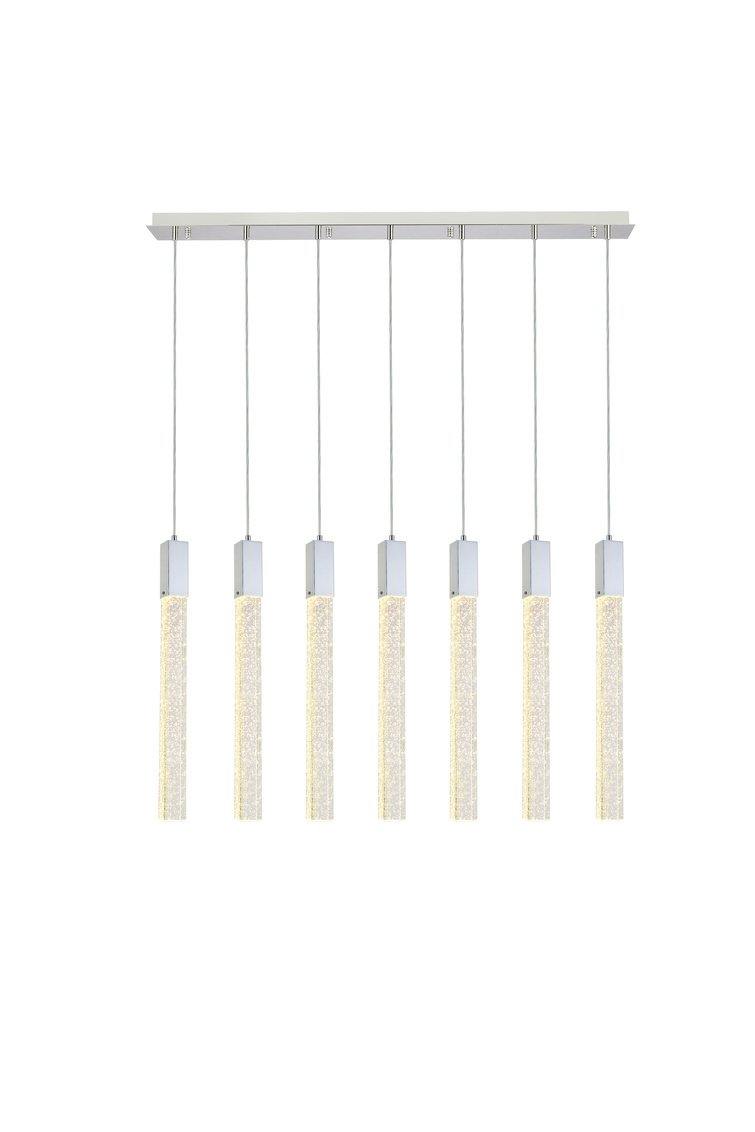 Chrome with 7 Lights Pendant - LV LIGHTING
