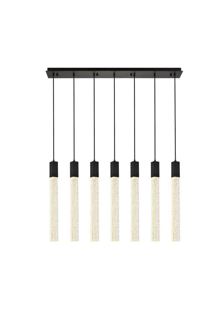 Chrome with 7 Lights Pendant - LV LIGHTING