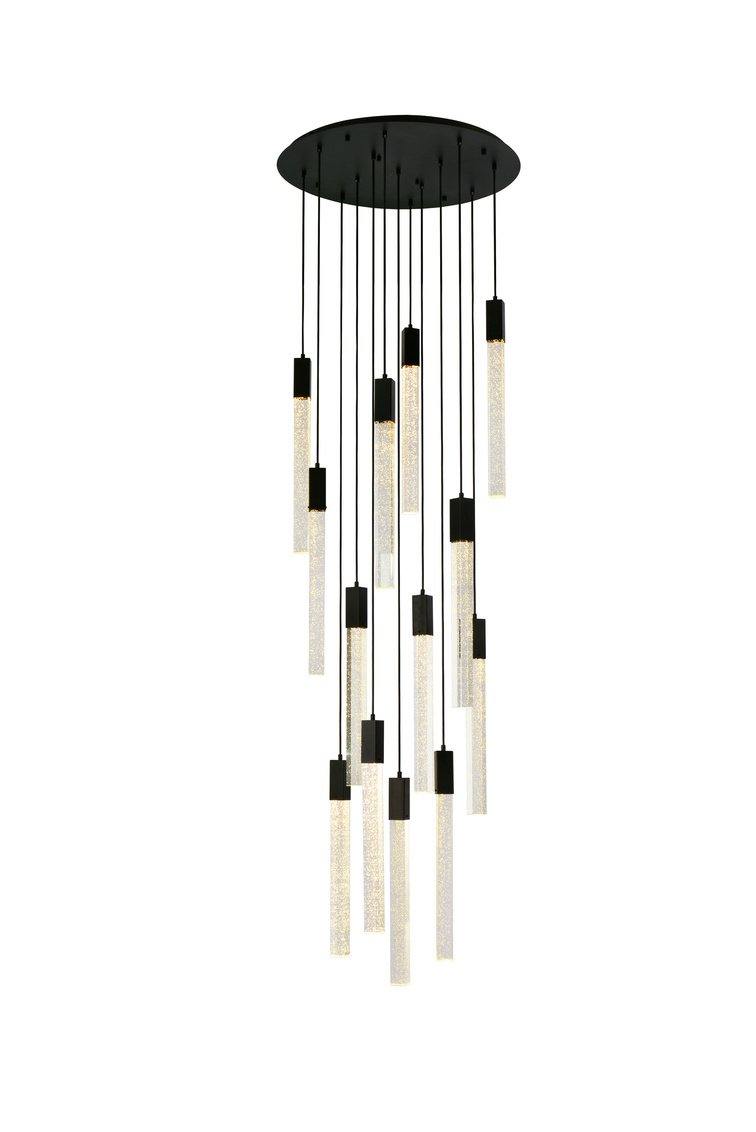 Chrome with 13 Lights Pendant - LV LIGHTING