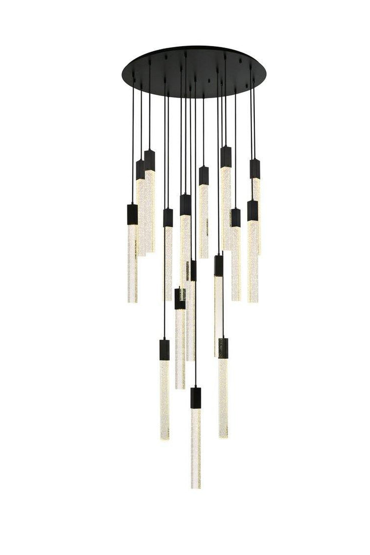 Chrome with 16 Lights Pendant - LV LIGHTING