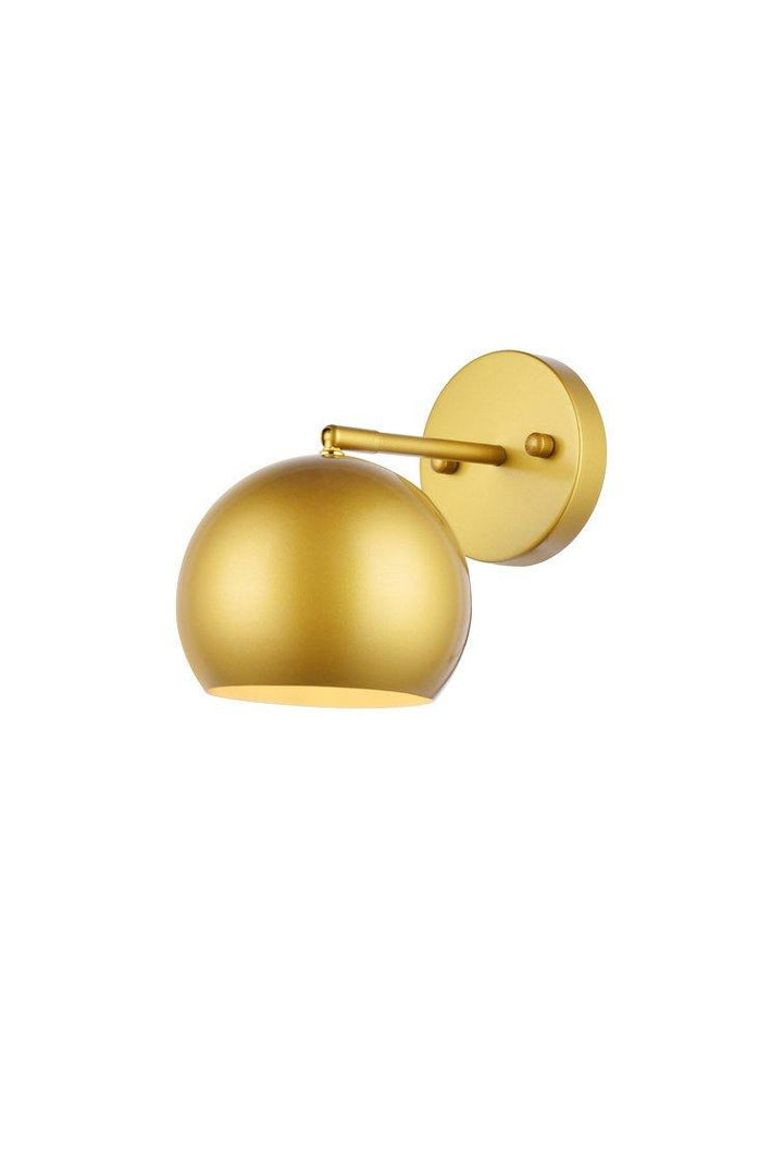 Black Single Light Wall Sconce - LV LIGHTING