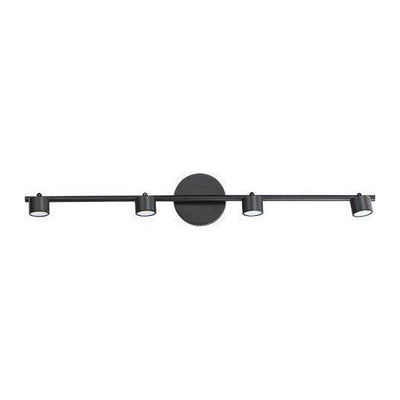 LED Black 4 Lights Vanity Light - LV LIGHTING