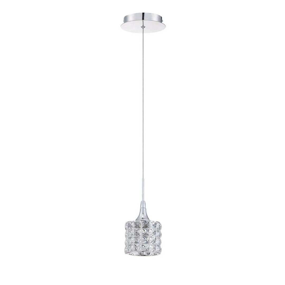 Chrome with Crystal 1 to 9 Light Pendant - LV LIGHTING
