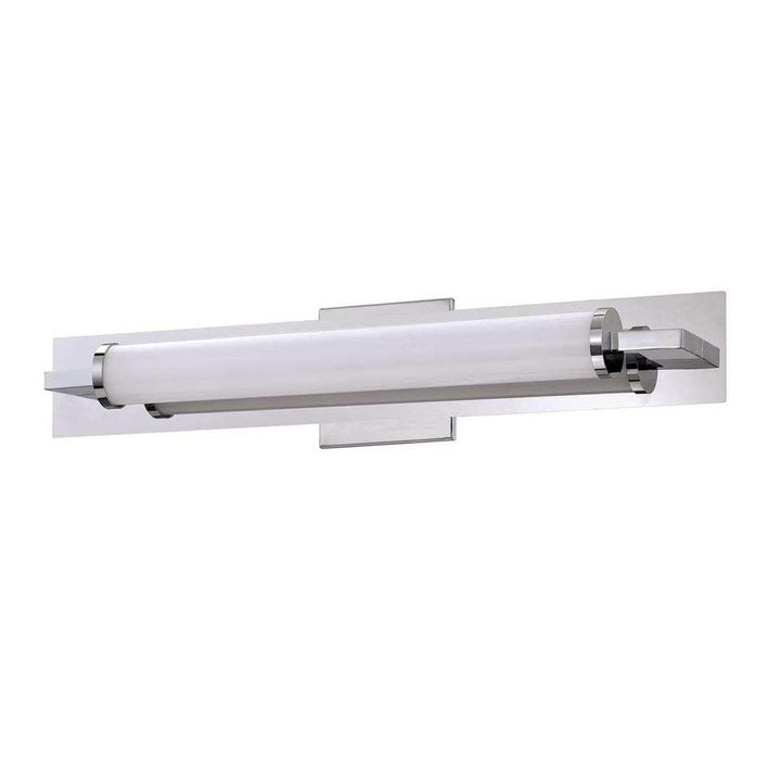 Black with Frosted Shade Vanity Light - LV LIGHTING