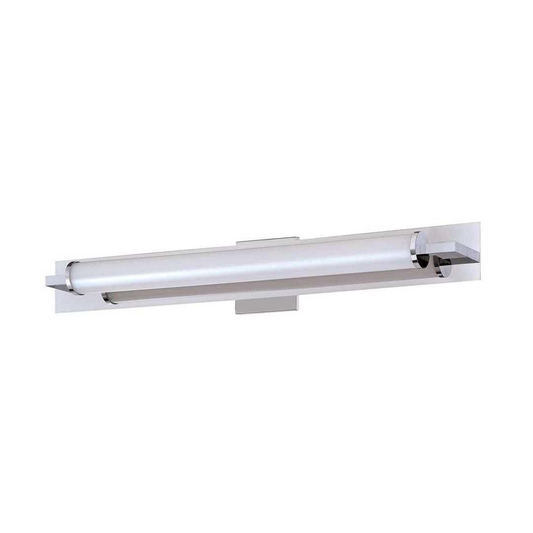 Black with Frosted Shade Vanity Light - LV LIGHTING