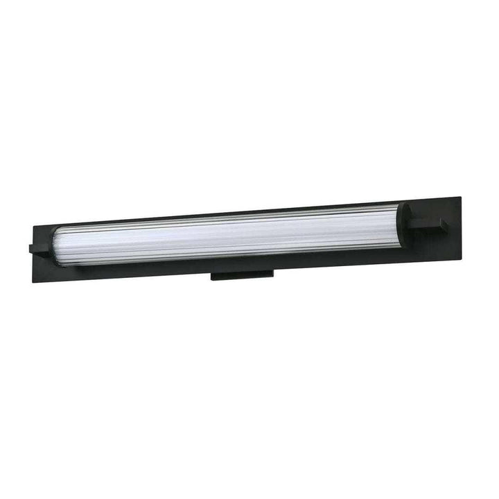 Black with Glass and Acrylic Vanity Light - LV LIGHTING