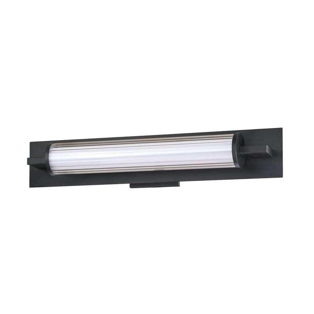 Black with Glass and Acrylic Vanity Light - LV LIGHTING