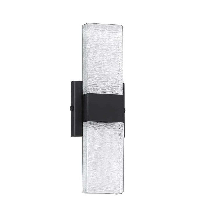 LED Chrome with Glass Shade Wall Sconce - LV LIGHTING