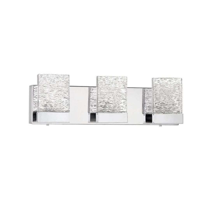 LED Chrome 3 to 5 Light Vanity Light - LV LIGHTING