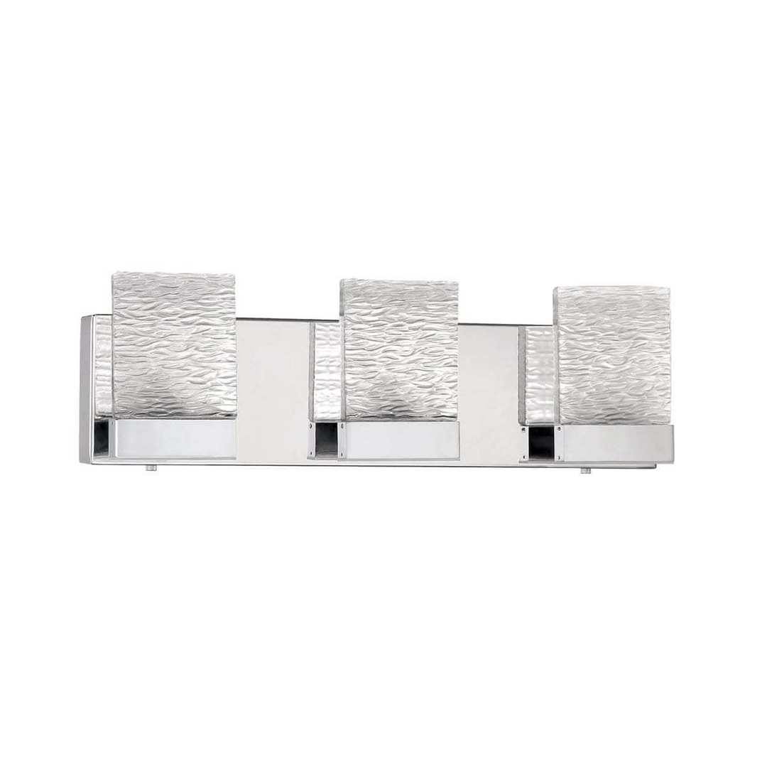 LED Chrome 3 to 5 Light Vanity Light - LV LIGHTING