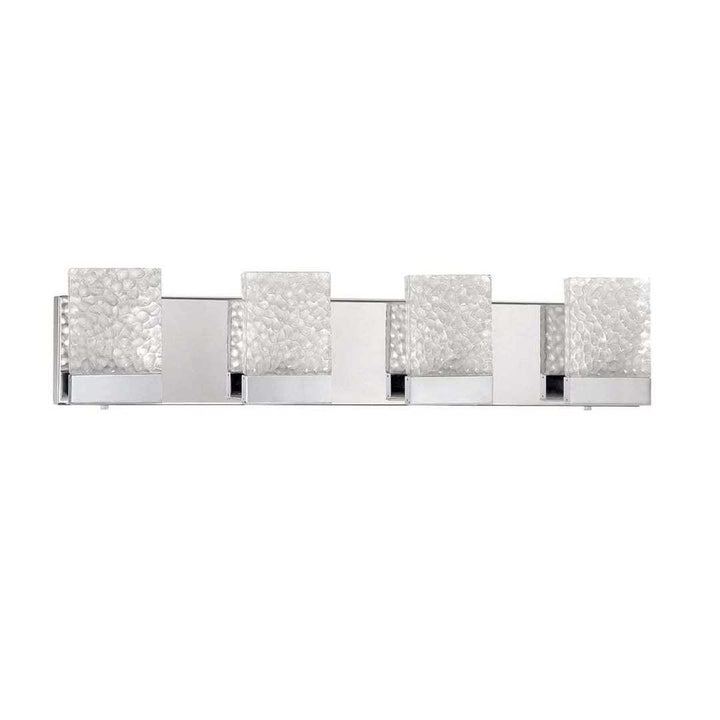 LED Chrome 3 to 5 Light Vanity Light - LV LIGHTING