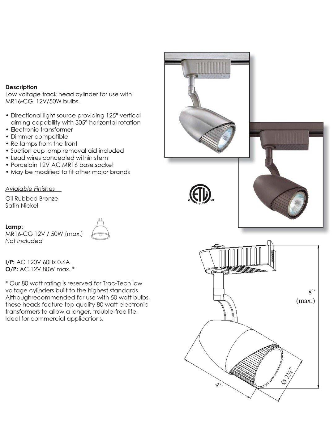 GU10 Base Track Light - LV LIGHTING
