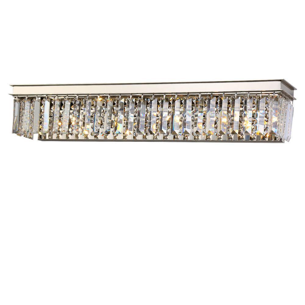 Chrome with Crystal Wall Sconce - LV LIGHTING