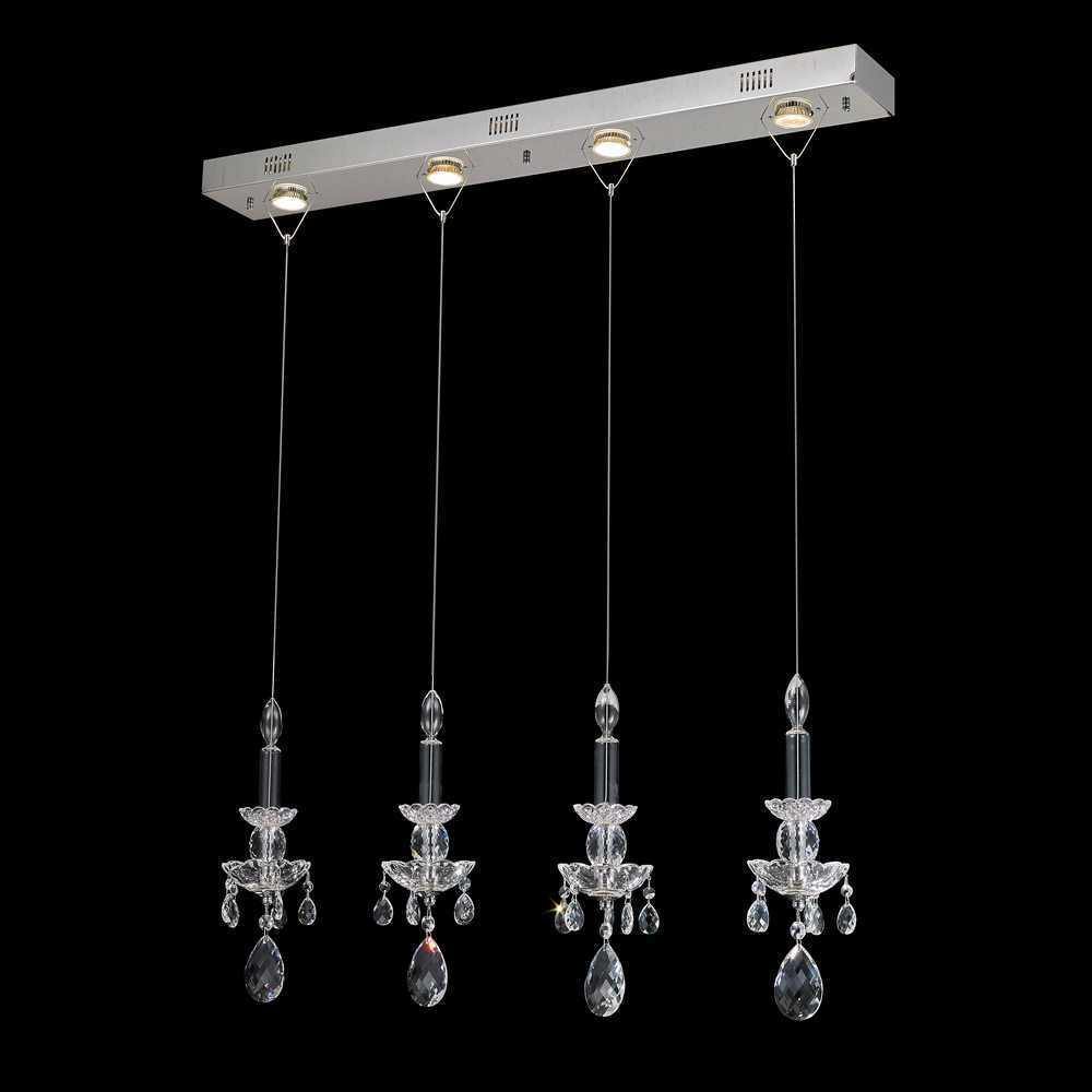 Chrome with Crystal Pendant - LV LIGHTING
