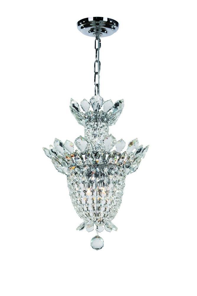 Chrome with Crystal Chandelier - LV LIGHTING